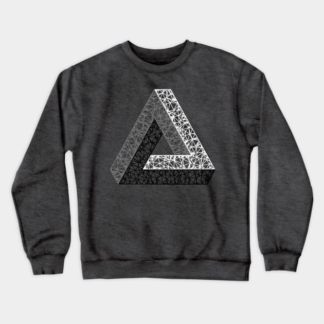 M. C. Escher Triangle Crewneck Sweatshirt by TRIME